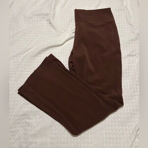 Lululemon Groove Nulu High-Rise Flared Pant Short Color Lava Cake 30” Size 14